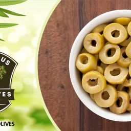sliced green olives