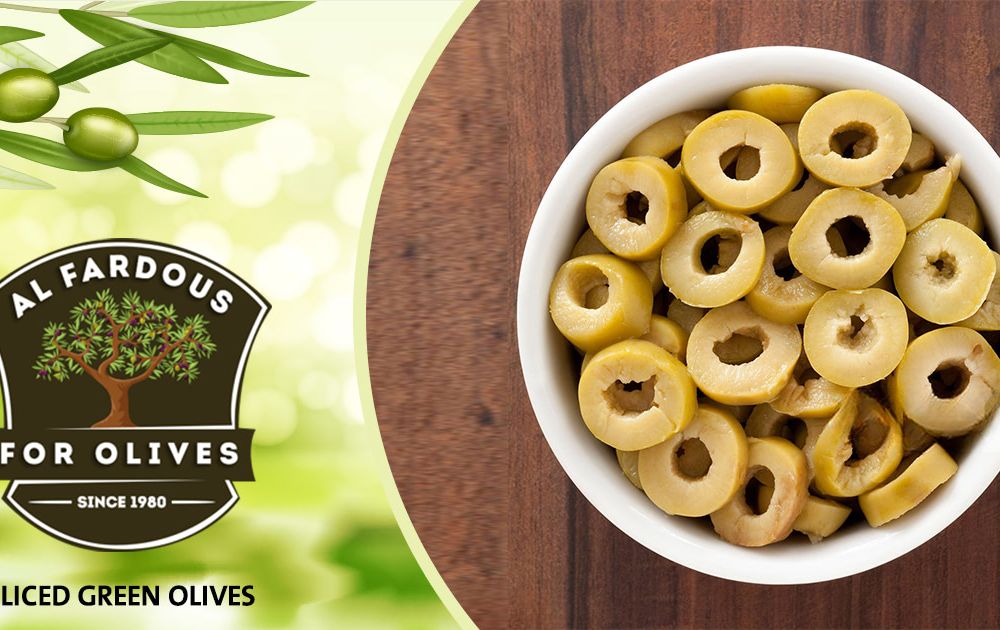 sliced green olives