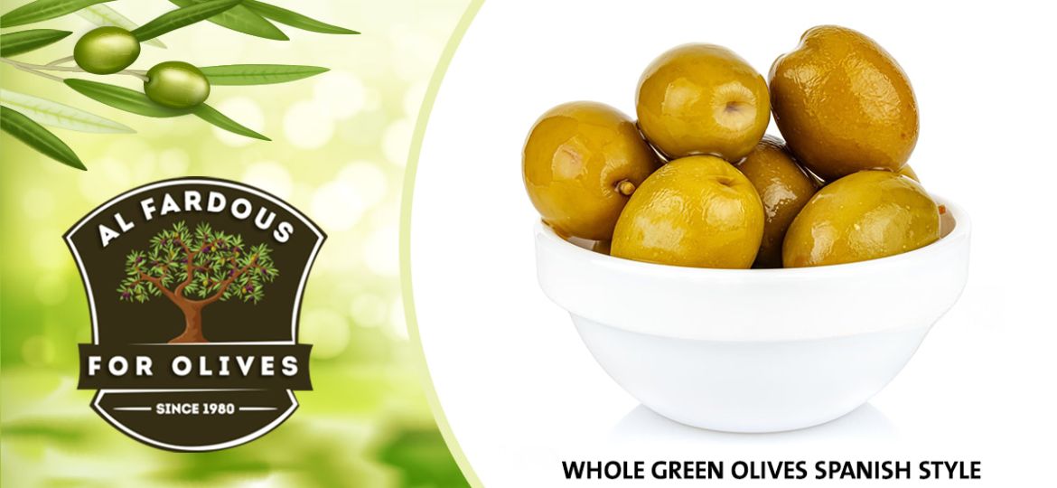 whole green olives spanish style