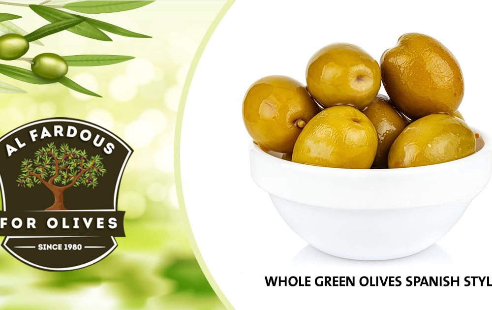 whole green olives spanish style