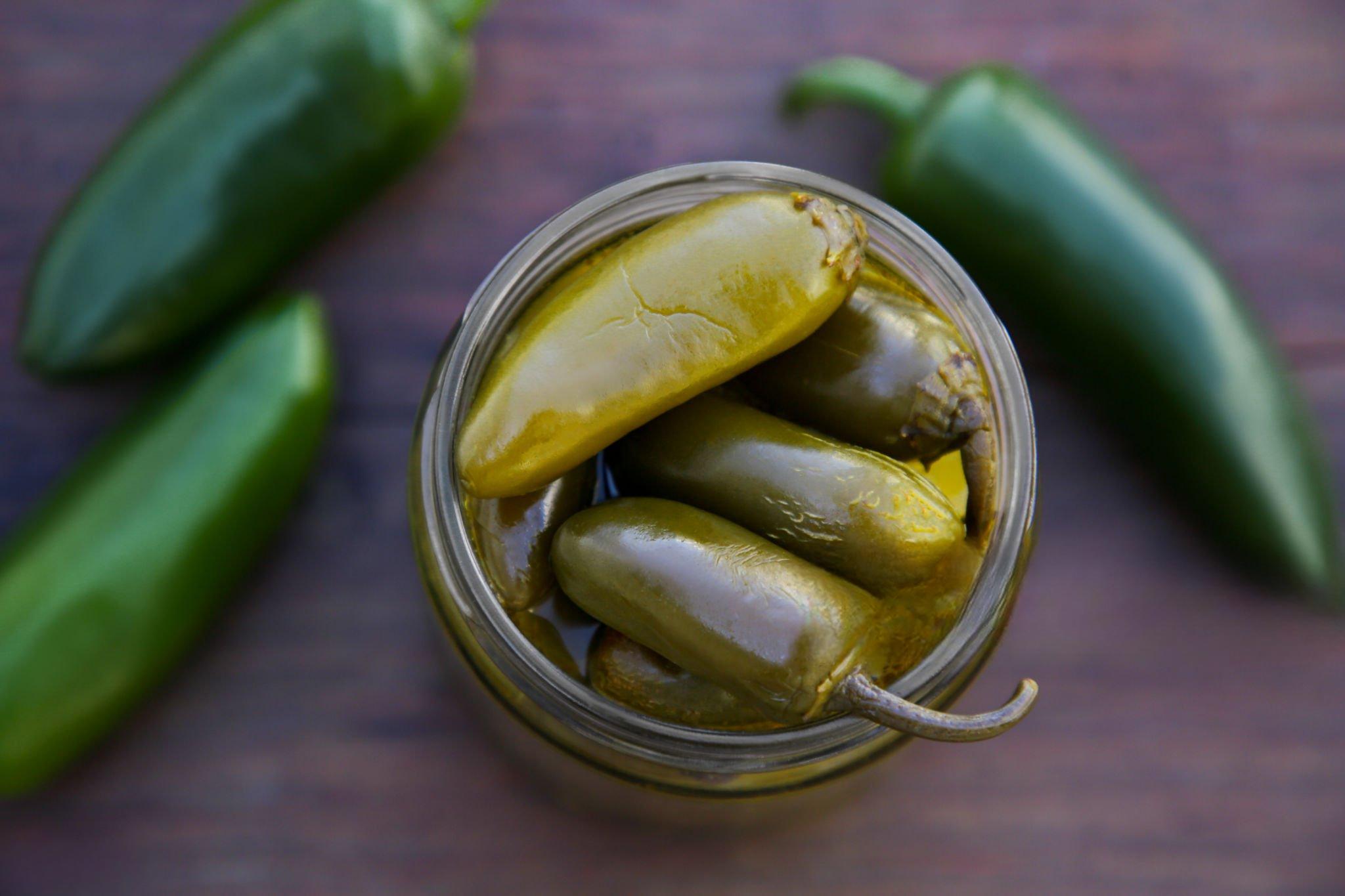 pickled whole jalapeños pepper